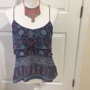 American Eagle lightweight spaghetti strap blouse